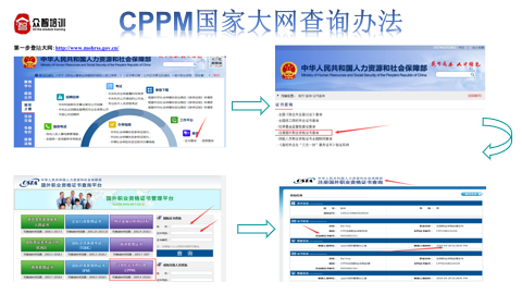 CPPM注册认证项目培训课程图解-CPPM国家大网查询办法